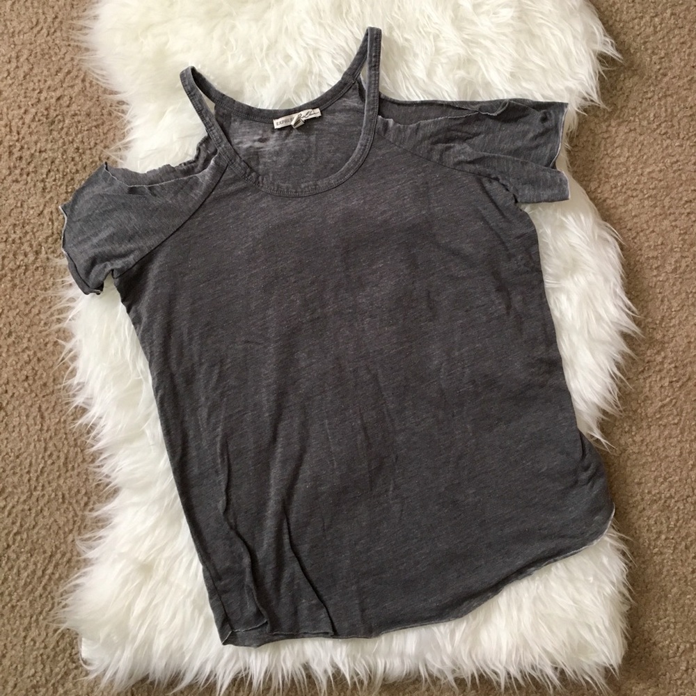 Express cold shoulder top